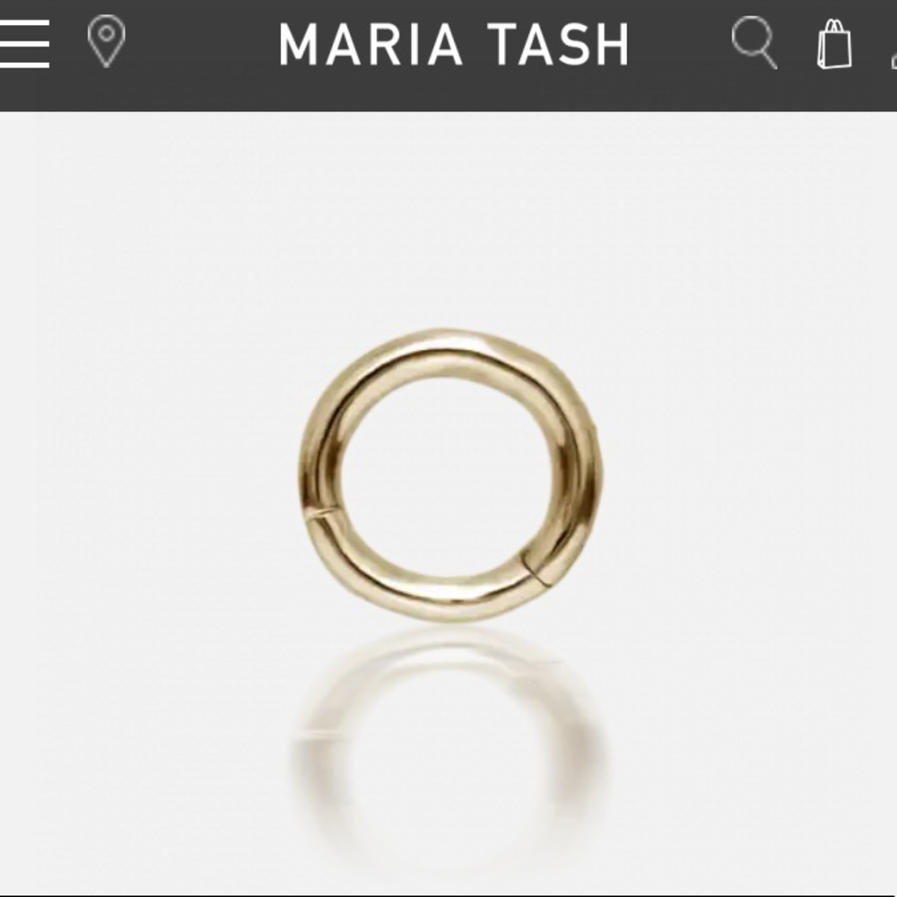 5mm Yellow Gold Clicker Earring